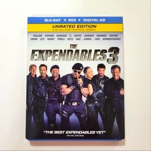 THE EXPENDABLES 3 BLU-RAY AND DVD
